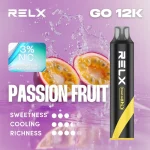 一次性電子煙 悅刻RELX Smash Go 12000口 小黑條 - 百香金果口味
